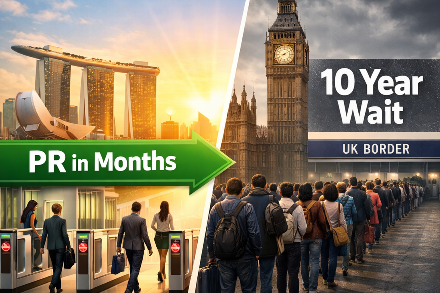 No More Waiting Games: How Singapore Outpaces the UK for Global Talent